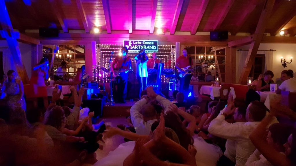 hochzeitsfeier in oberbayern, tolle party